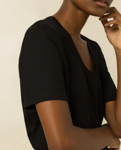Cheap T-Shirt Mit V-Ausschnitt Tops & Blusen