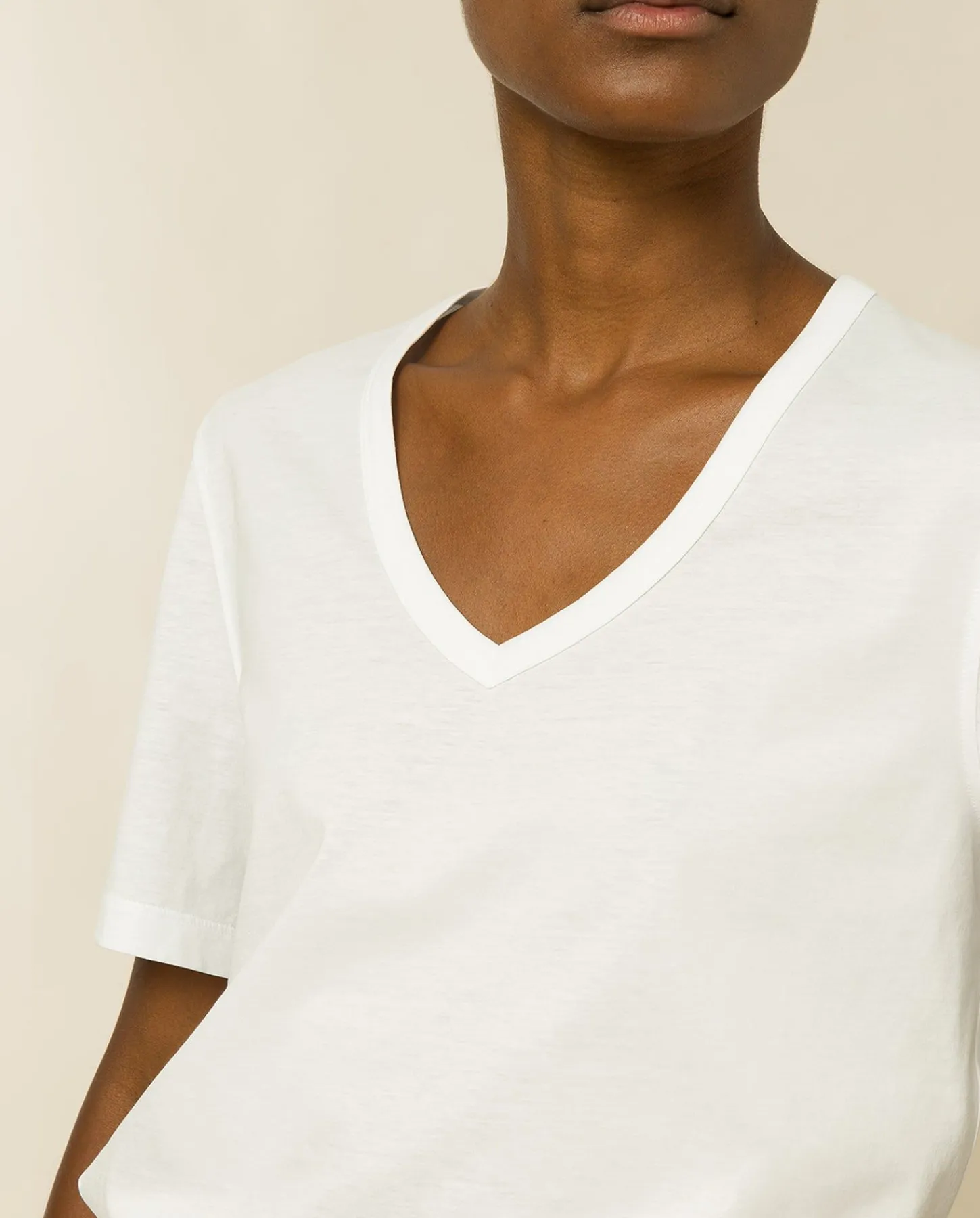 Online T-Shirt Mit V-Ausschnitt Tops & Blusen