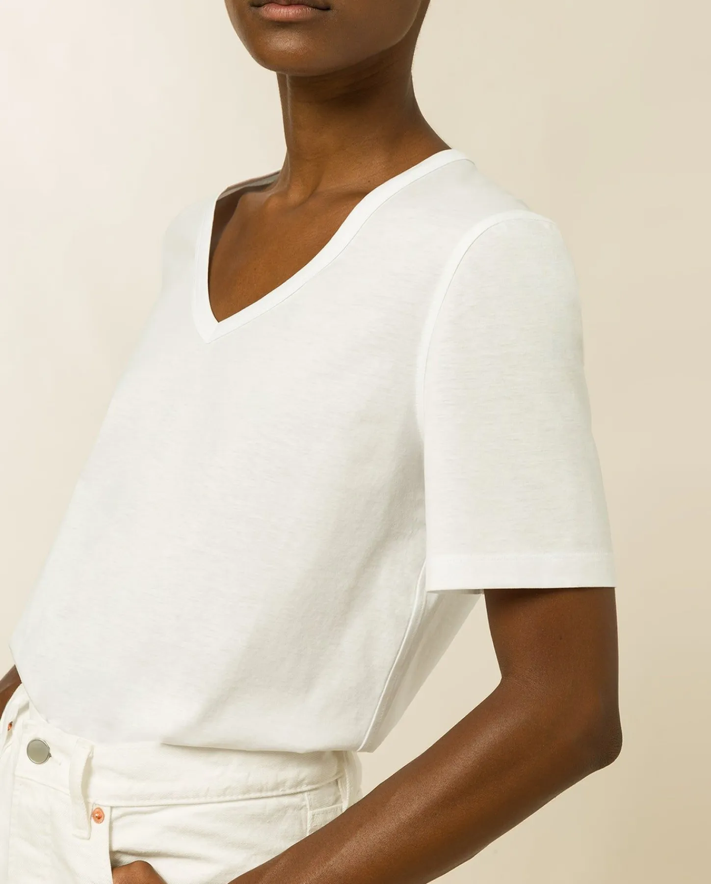 Online T-Shirt Mit V-Ausschnitt Tops & Blusen